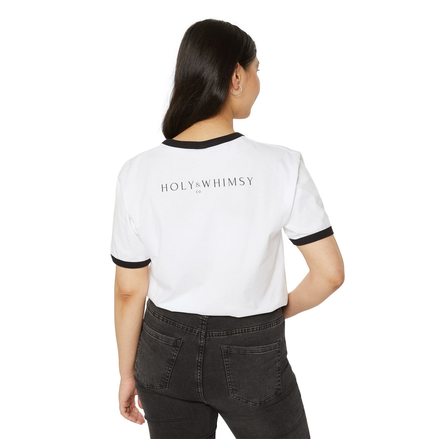 Casual Statement Tee, Lowkey Repenting T-Shirt, Unisex Ringer Shirt, Gift for Friends, Everyday Wear, Comfortable Cotton Tee