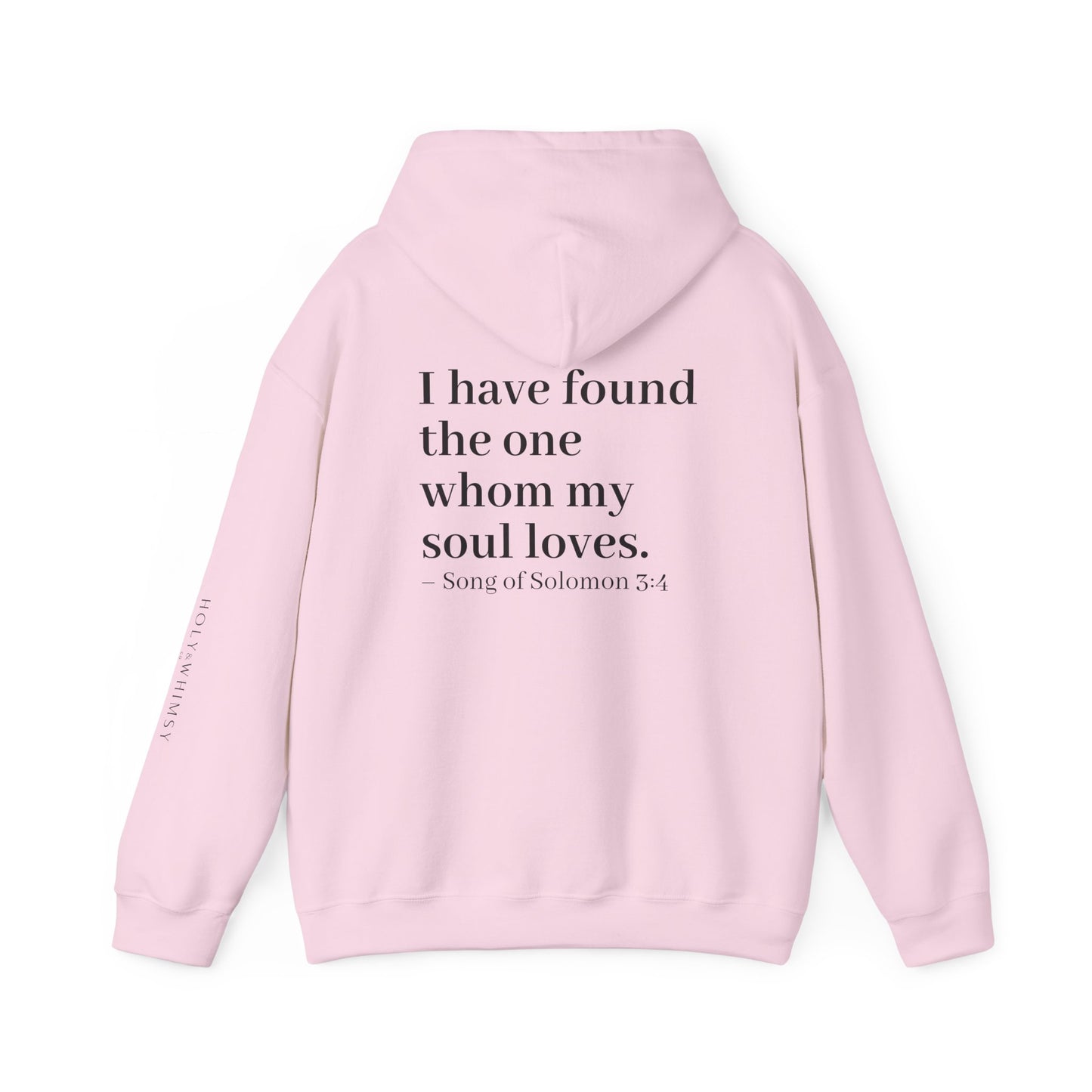 Soulful Love Sweatshirt - Unisex Heavy Blend Hoodie with Inspirational Quote, Perfect for Couples, Anniversaries, Baptisms, Gifts