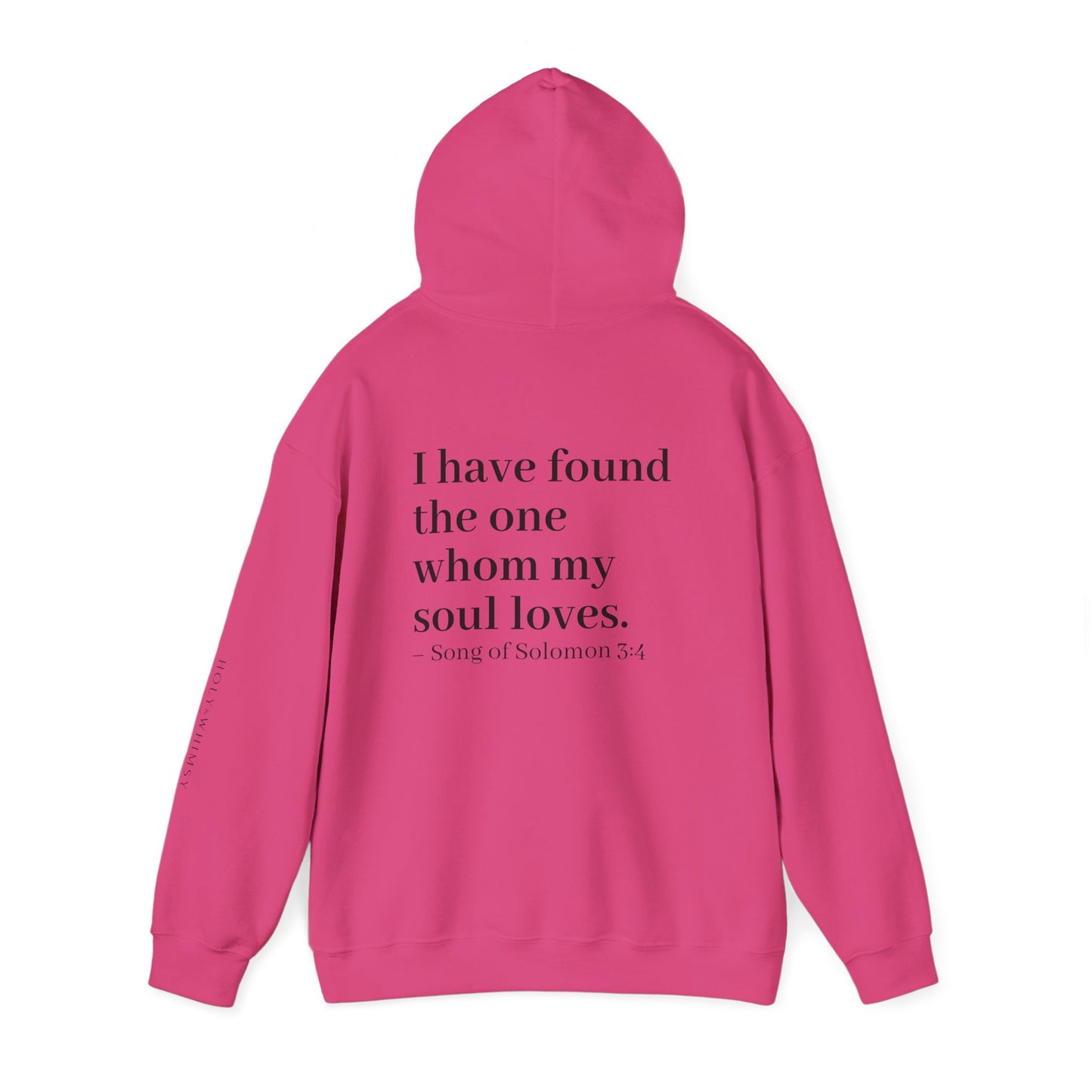 Soulful Love Sweatshirt - Unisex Heavy Blend Hoodie with Inspirational Quote, Perfect for Couples, Anniversaries, Baptisms, Gifts