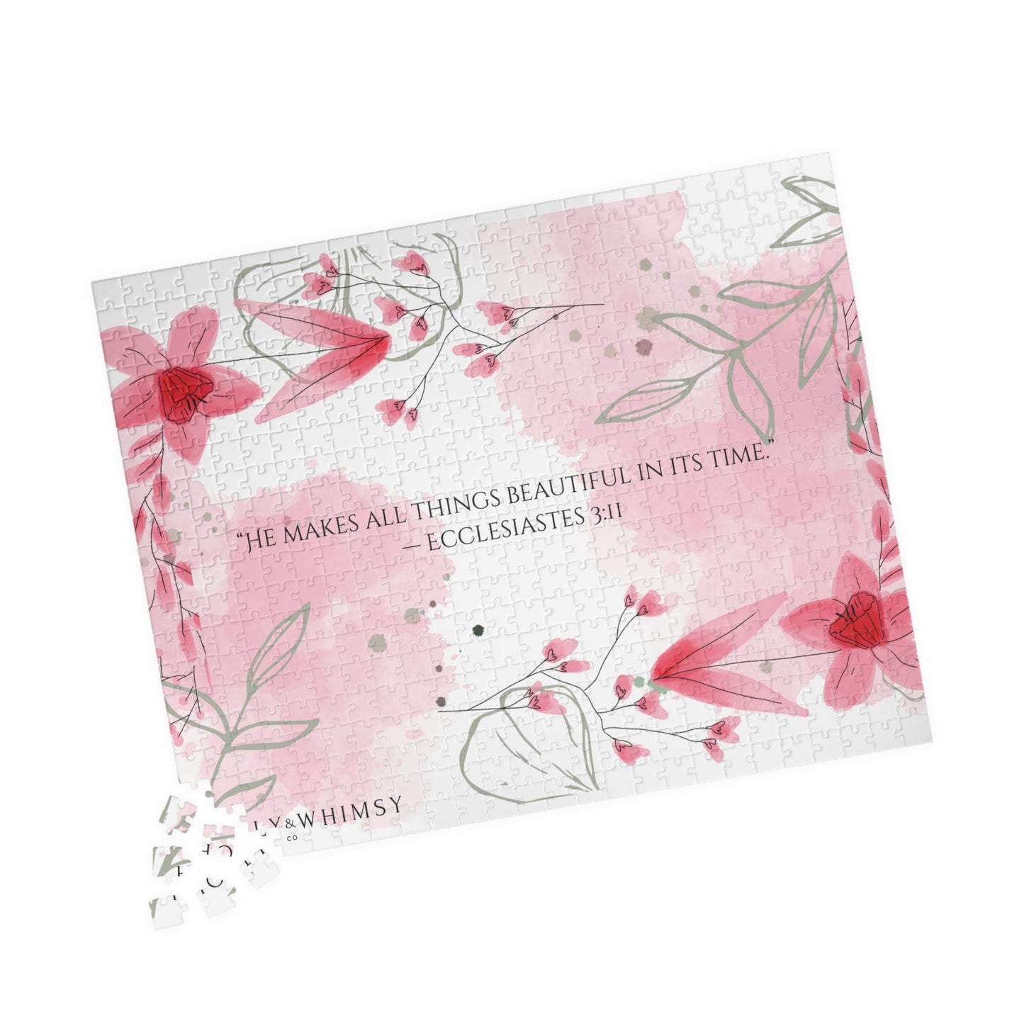Puzzle with Inspirational Quote, Family Activity, Gift for Friends, Home Decor, Mindful Moment, Relaxation, 110-1014 pieces