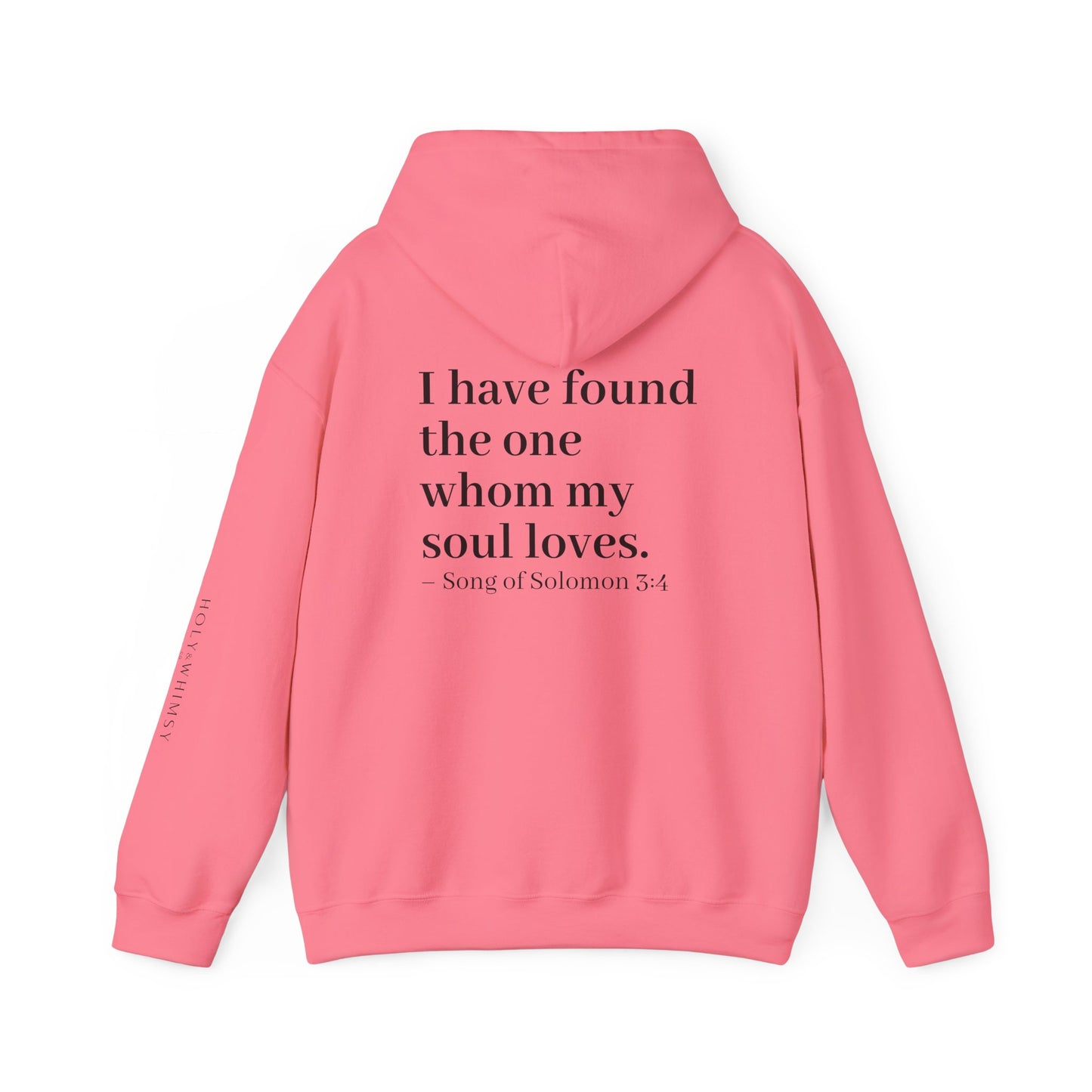 Soulful Love Sweatshirt - Unisex Heavy Blend Hoodie with Inspirational Quote, Perfect for Couples, Anniversaries, Baptisms, Gifts