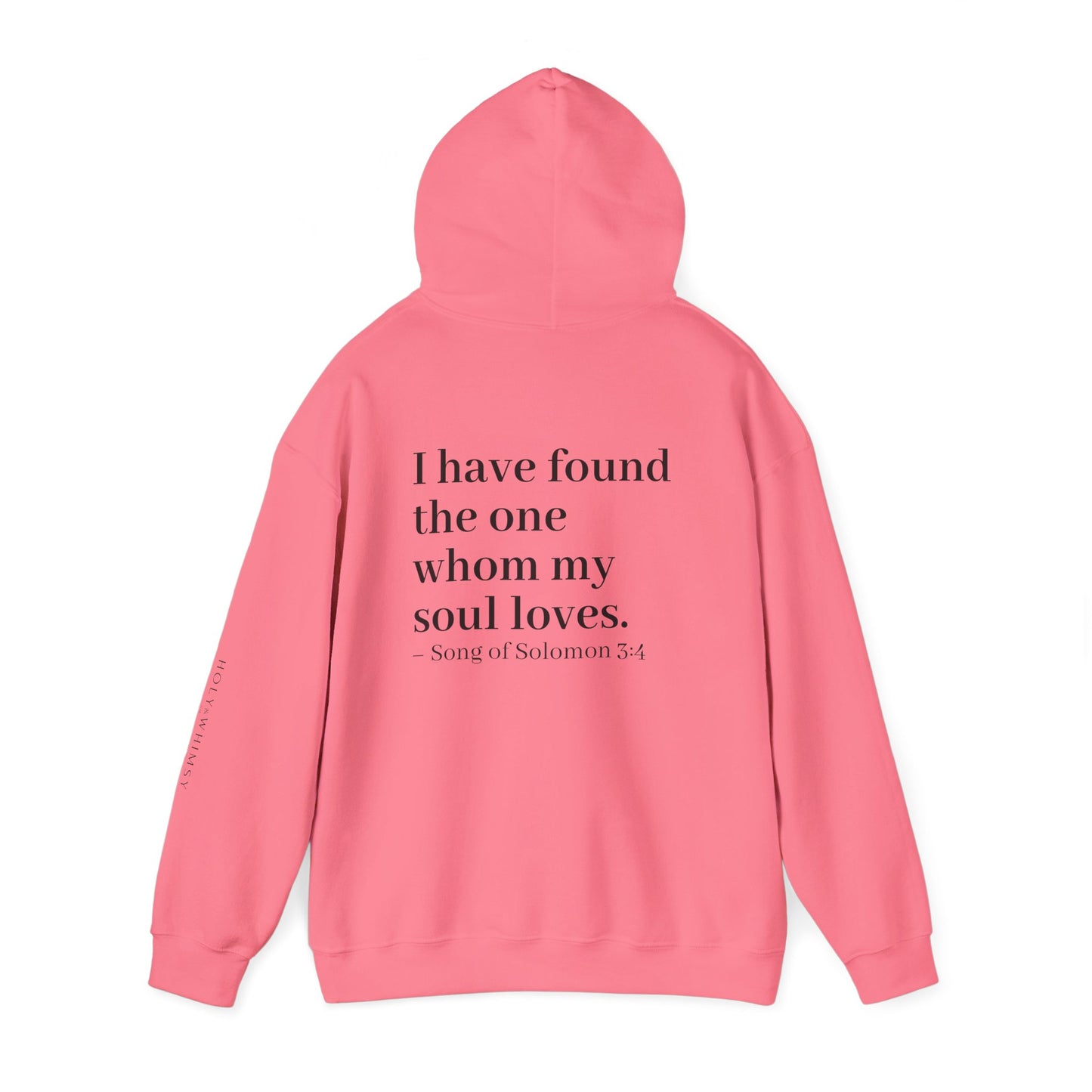 Soulful Love Sweatshirt - Unisex Heavy Blend Hoodie with Inspirational Quote, Perfect for Couples, Anniversaries, Baptisms, Gifts