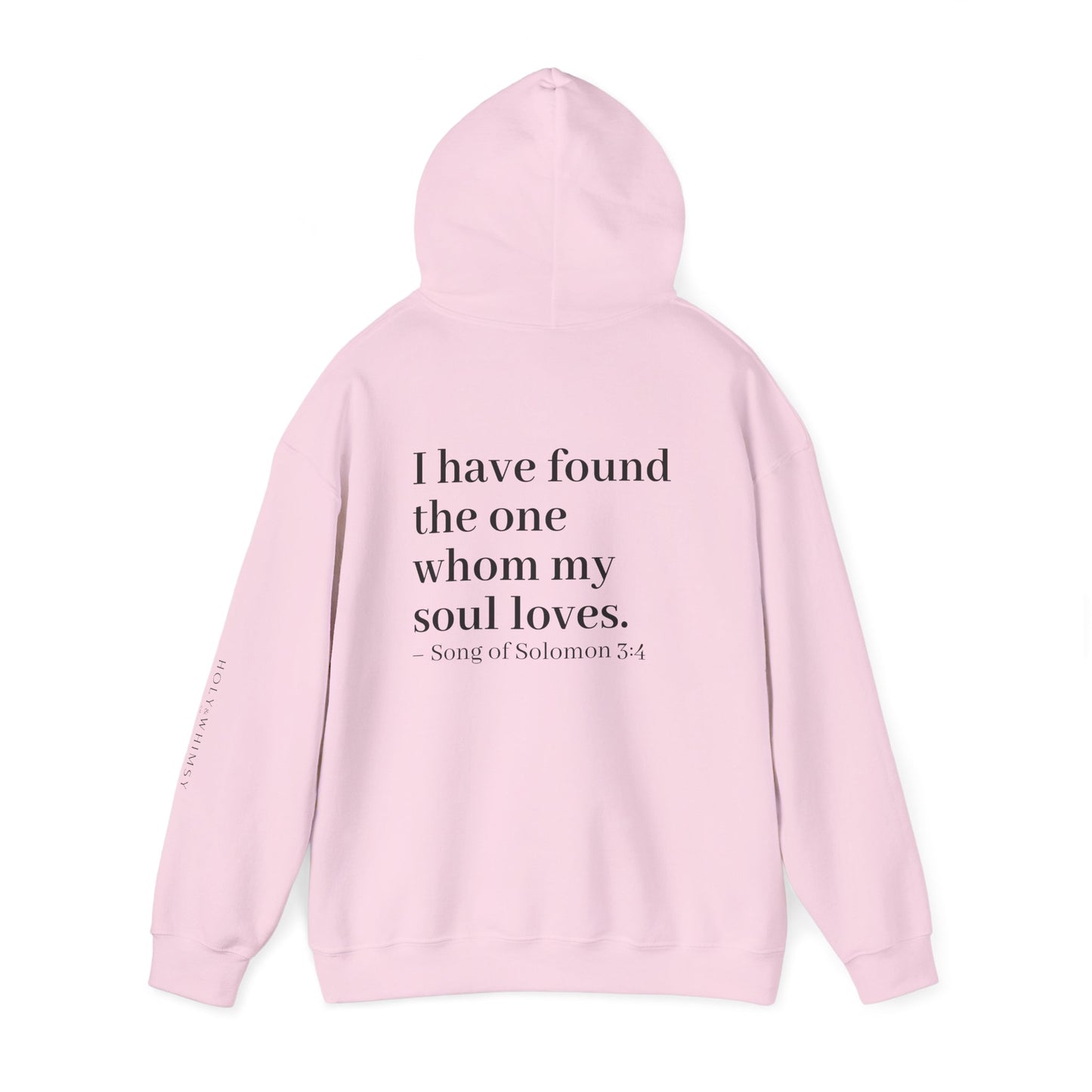 Soulful Love Sweatshirt - Unisex Heavy Blend Hoodie with Inspirational Quote, Perfect for Couples, Anniversaries, Baptisms, Gifts