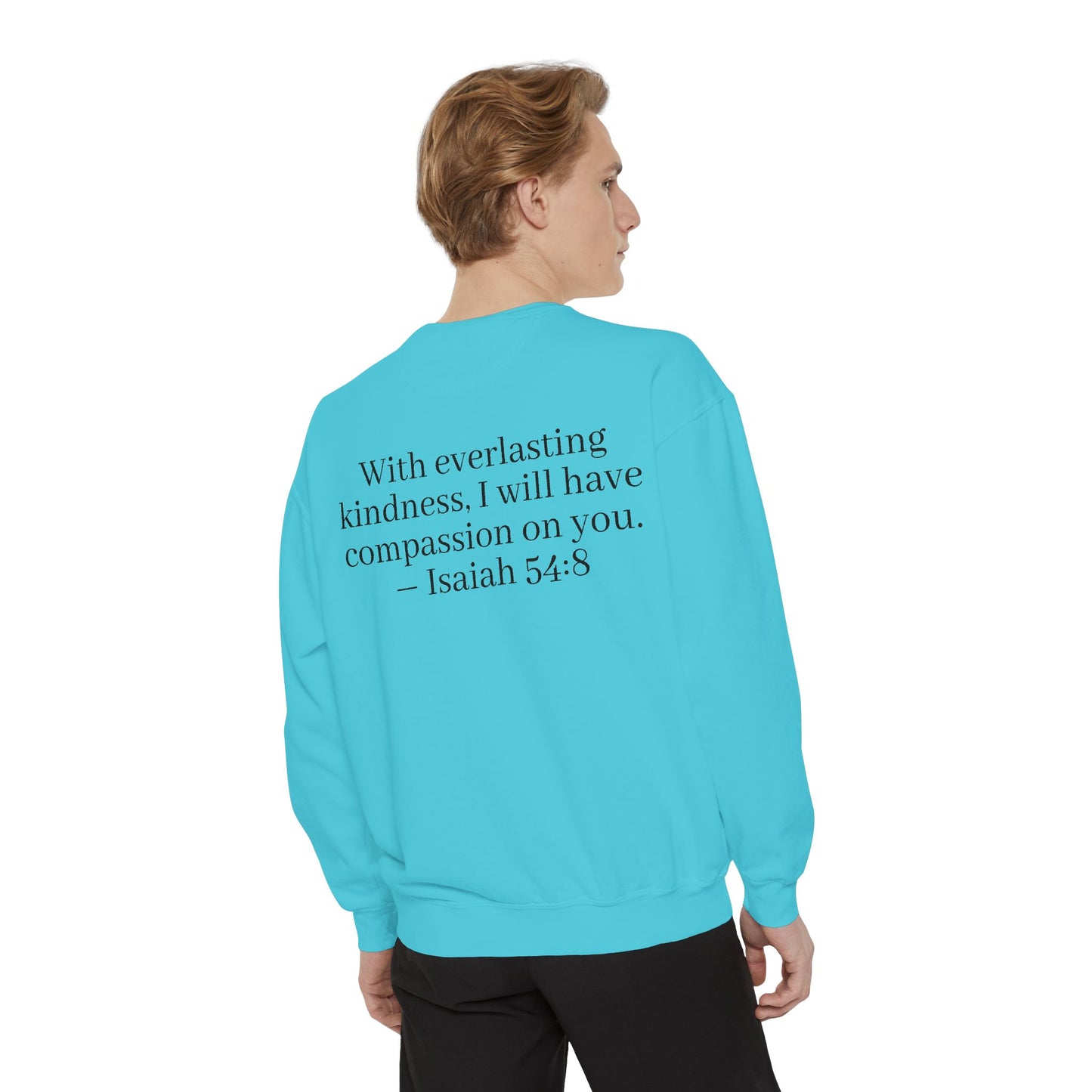 Unisex Garment-Dyed Sweatshirt - Holy Whimsy, Cozy Casual Wear, Perfect for Fall, Gift for Friends, Inspirational Fashion