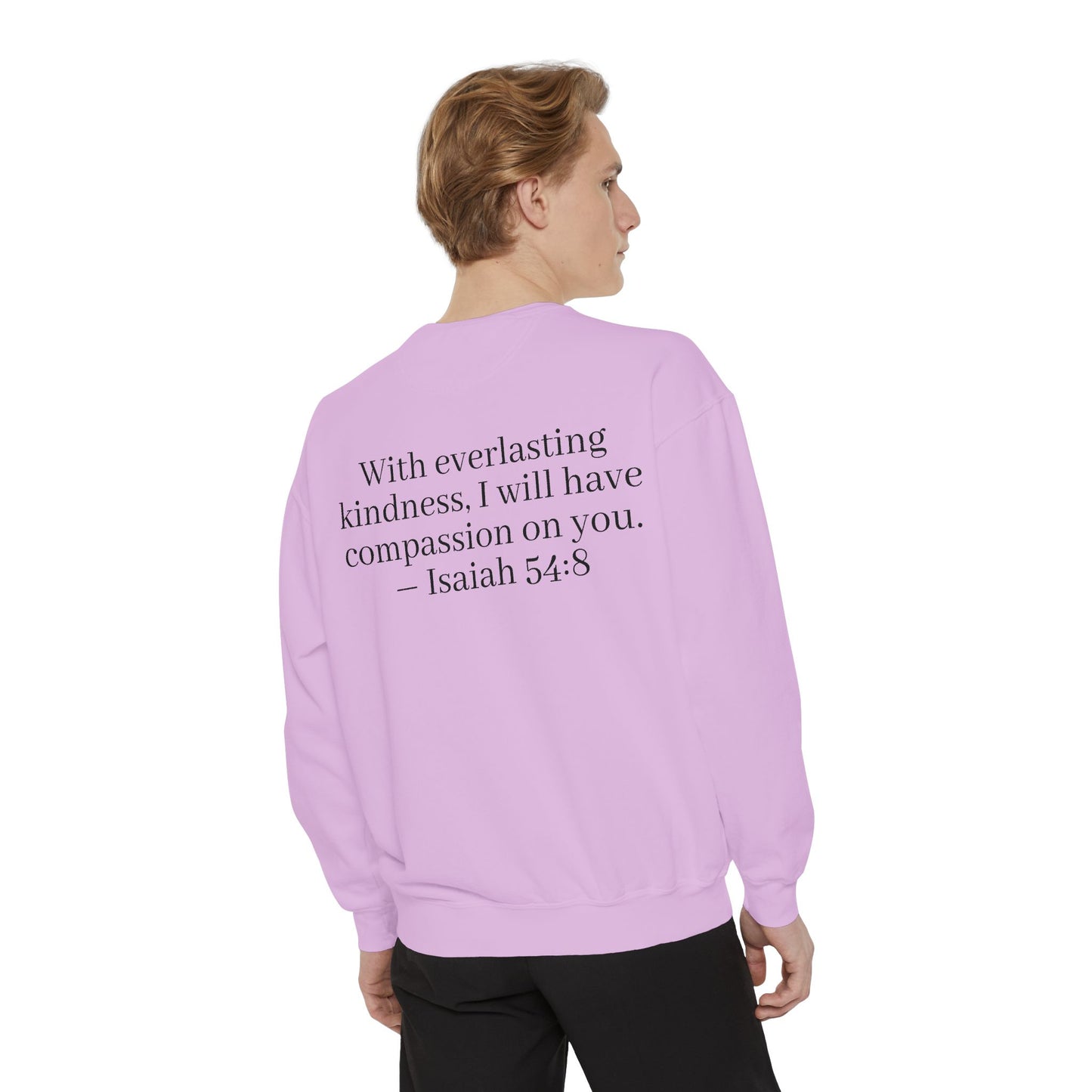 Unisex Garment-Dyed Sweatshirt - Holy Whimsy, Cozy Casual Wear, Perfect for Fall, Gift for Friends, Inspirational Fashion