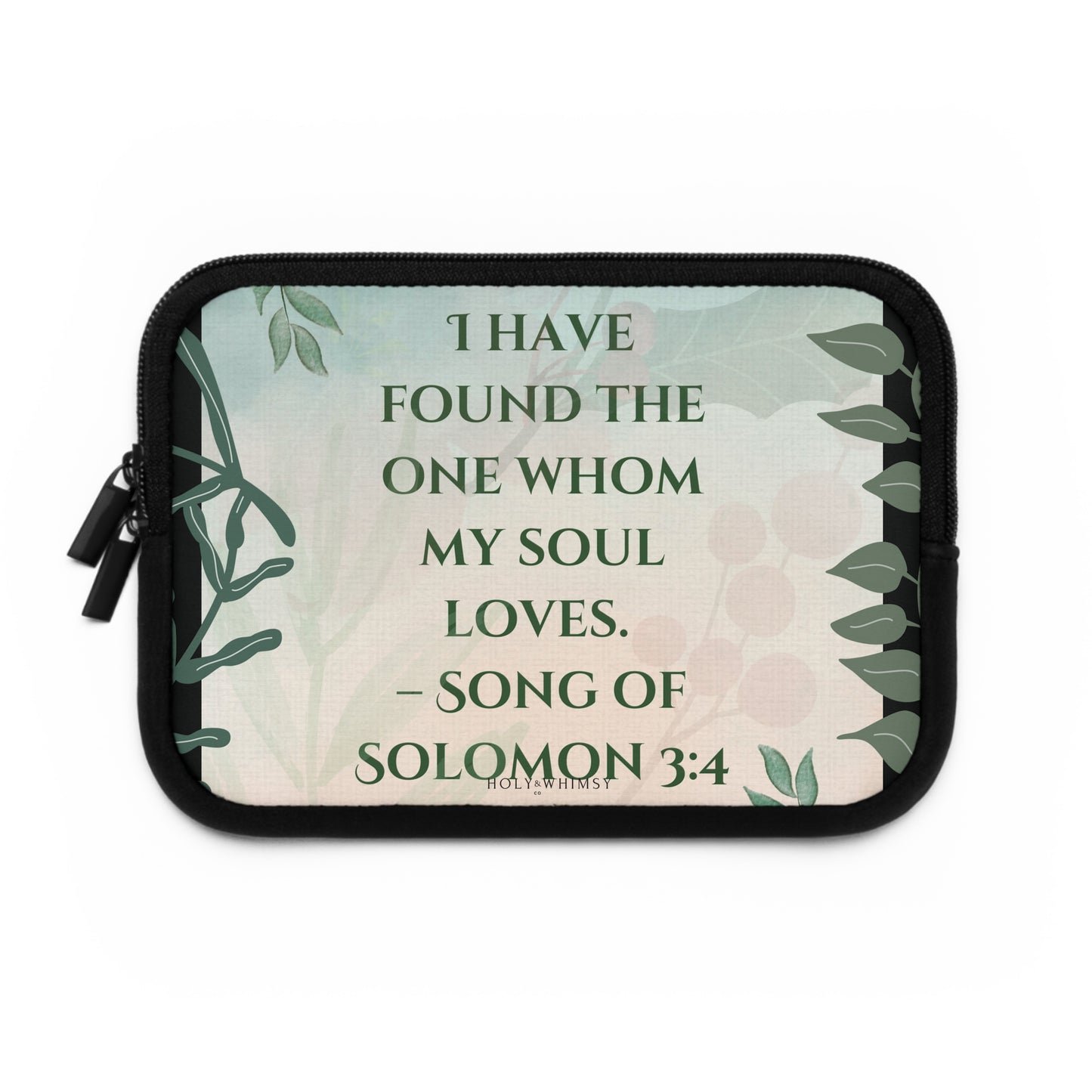 Romantic Bible Verse Laptop Sleeve - Perfect Gift for Couples, Inspirational Tech Accessories, Home Office Decor, Engagement Gift, [...]