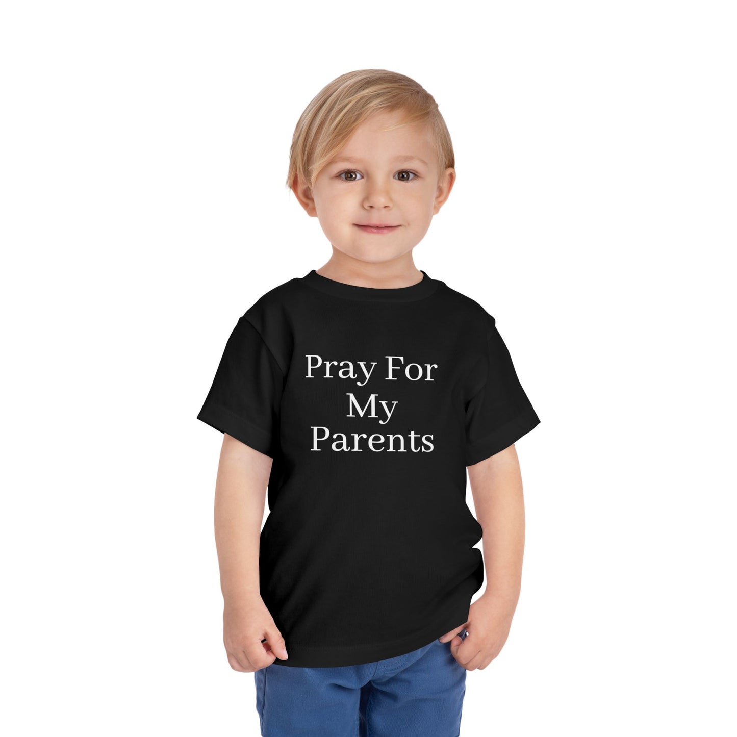 Toddler Prayer Tee, Cute Toddler Shirt, Faith-Based Kids Clothing, Fun Family Activity, Gift for Parents