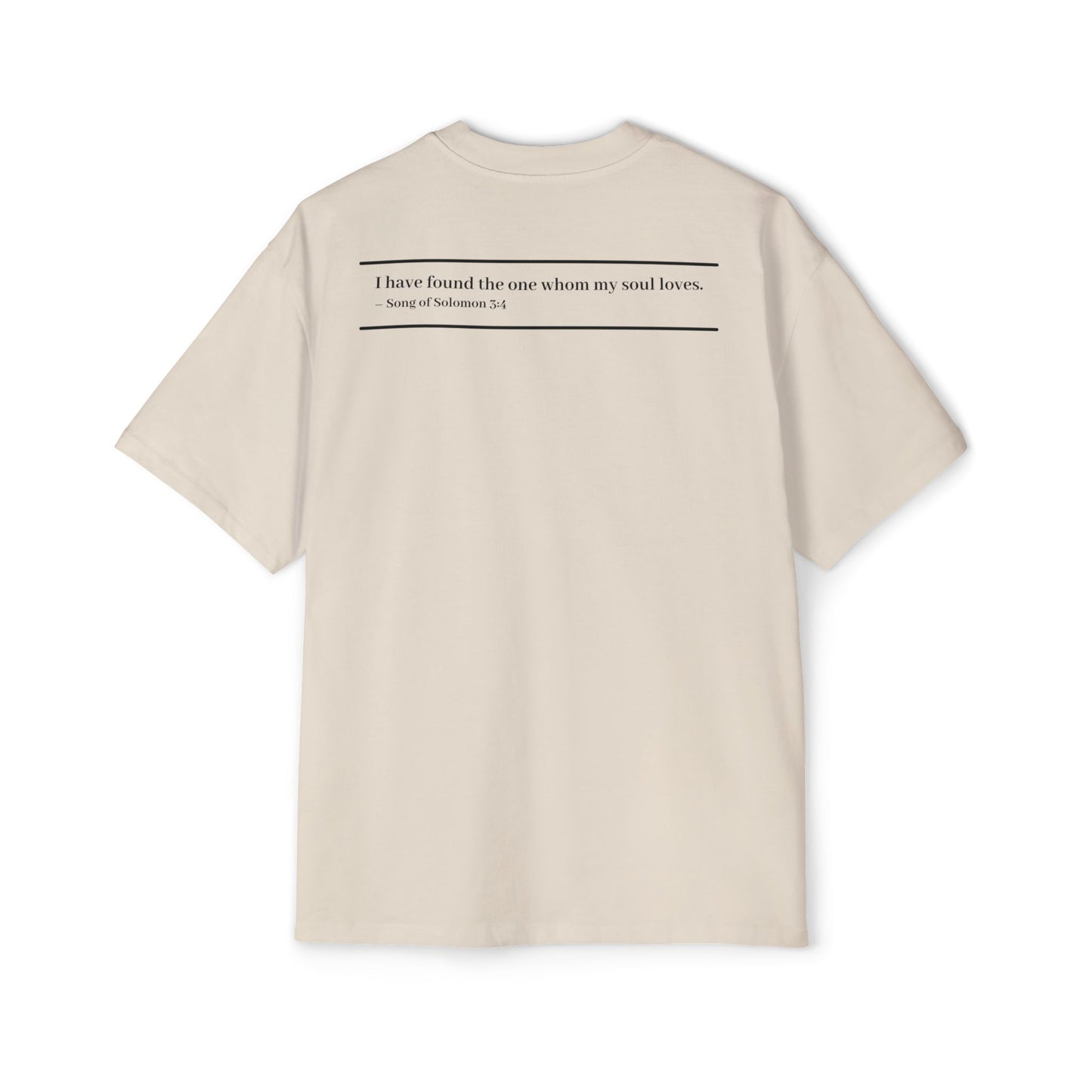 Relaxed Biblical Quote Tee | Oversized Men's T-Shirt, Comfy Gift, Faith Apparel, Everyday Wear, Unique Verse Shirt