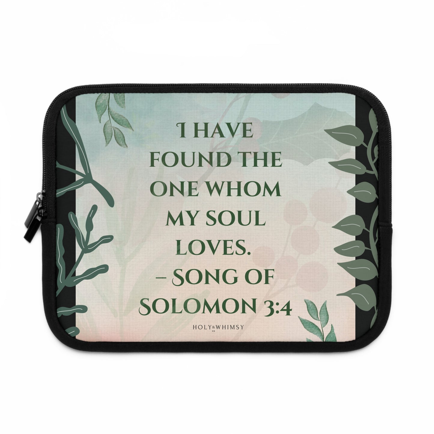 Romantic Bible Verse Laptop Sleeve - Perfect Gift for Couples, Inspirational Tech Accessories, Home Office Decor, Engagement Gift, [...]