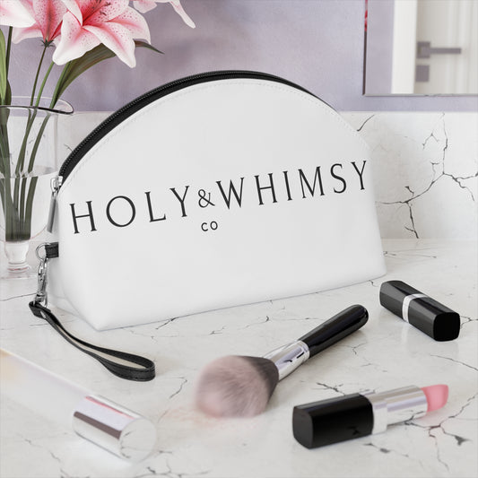 Chic Floral Makeup Bag, Cute Cosmetic Pouch, Trendy Travel Organizer, Elegant Gift for Her, Stylish Toiletry Case