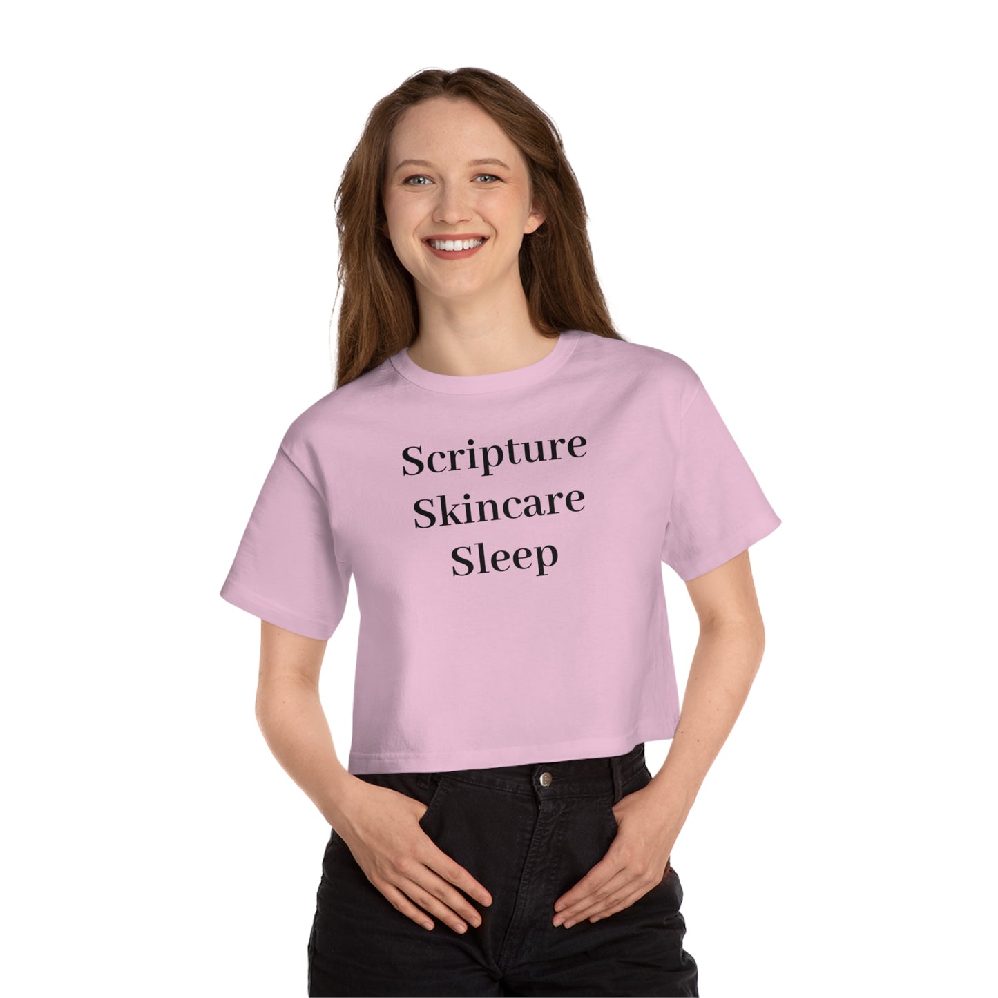 Cropped T-Shirt for Comfort and Style | Perfect for Prayer, Relaxation, and Daily Wear | Scripture Skincare Sleep, Holy Whimsy, [...]