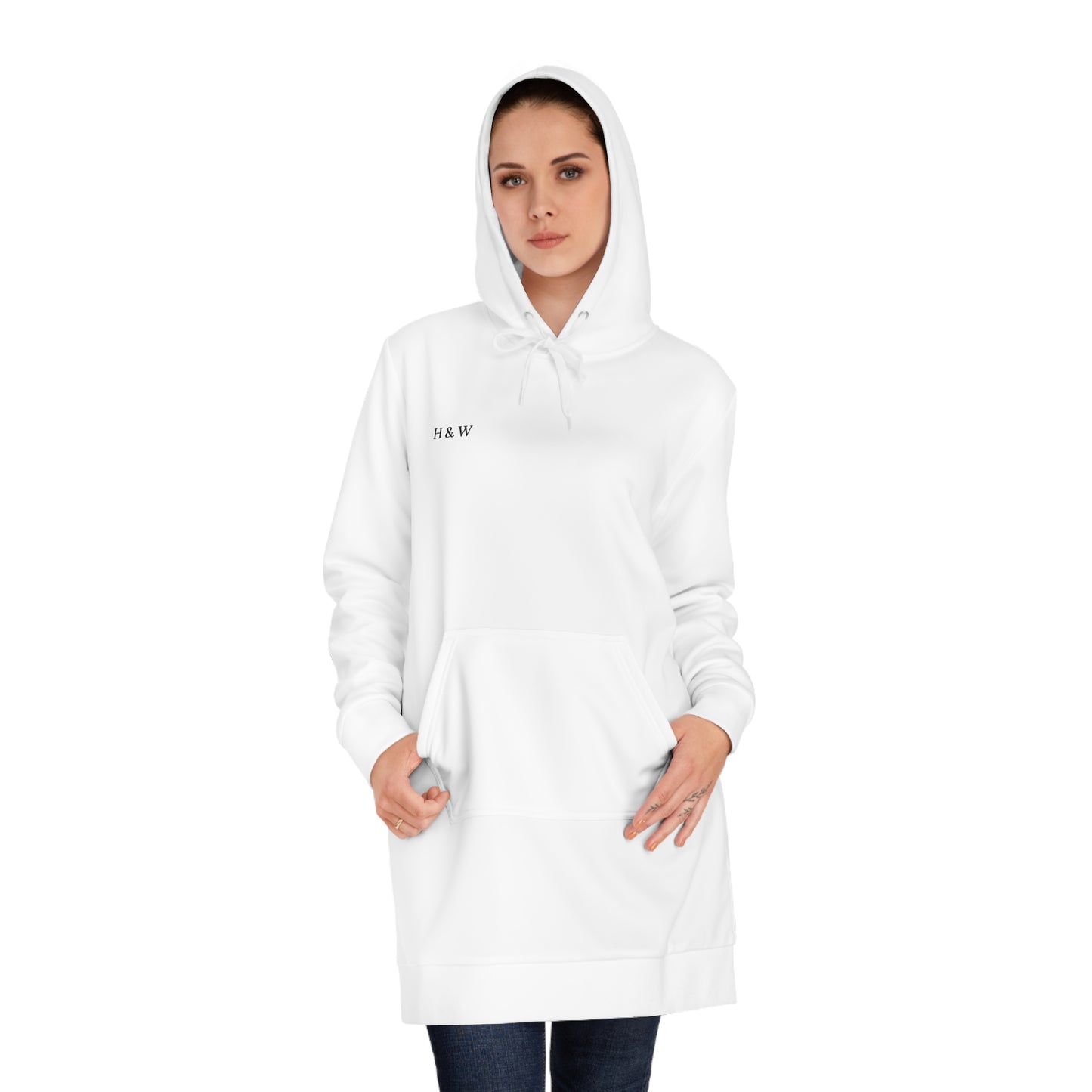 Comfy Hoodie Dress with Fun Message, Casual Chic Dress, Gift for Her, Relaxed Streetwear, Perfect for Lounging and Outings