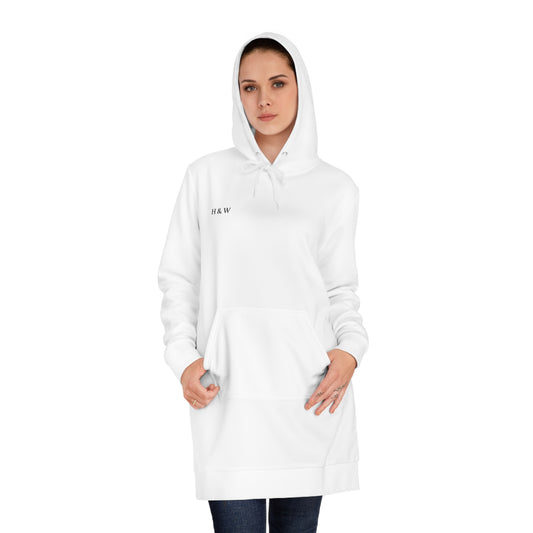Comfy Hoodie Dress with Fun Message, Casual Chic Dress, Gift for Her, Relaxed Streetwear, Perfect for Lounging and Outings