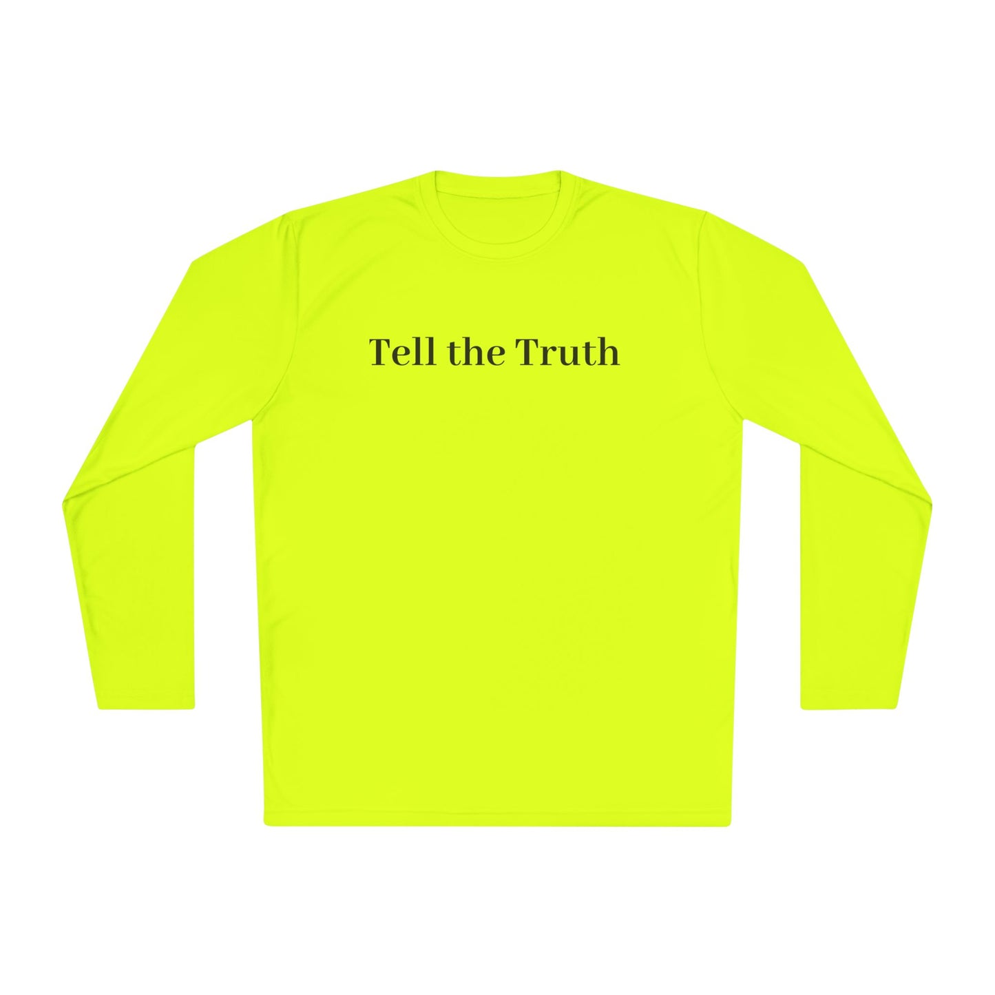Unisex Long Sleeve Tee - 'Tell the Truth' Minimalist Shirt, Casual Wear, Gift for Activists, Truth Seekers, Everyday Comfort, [...]