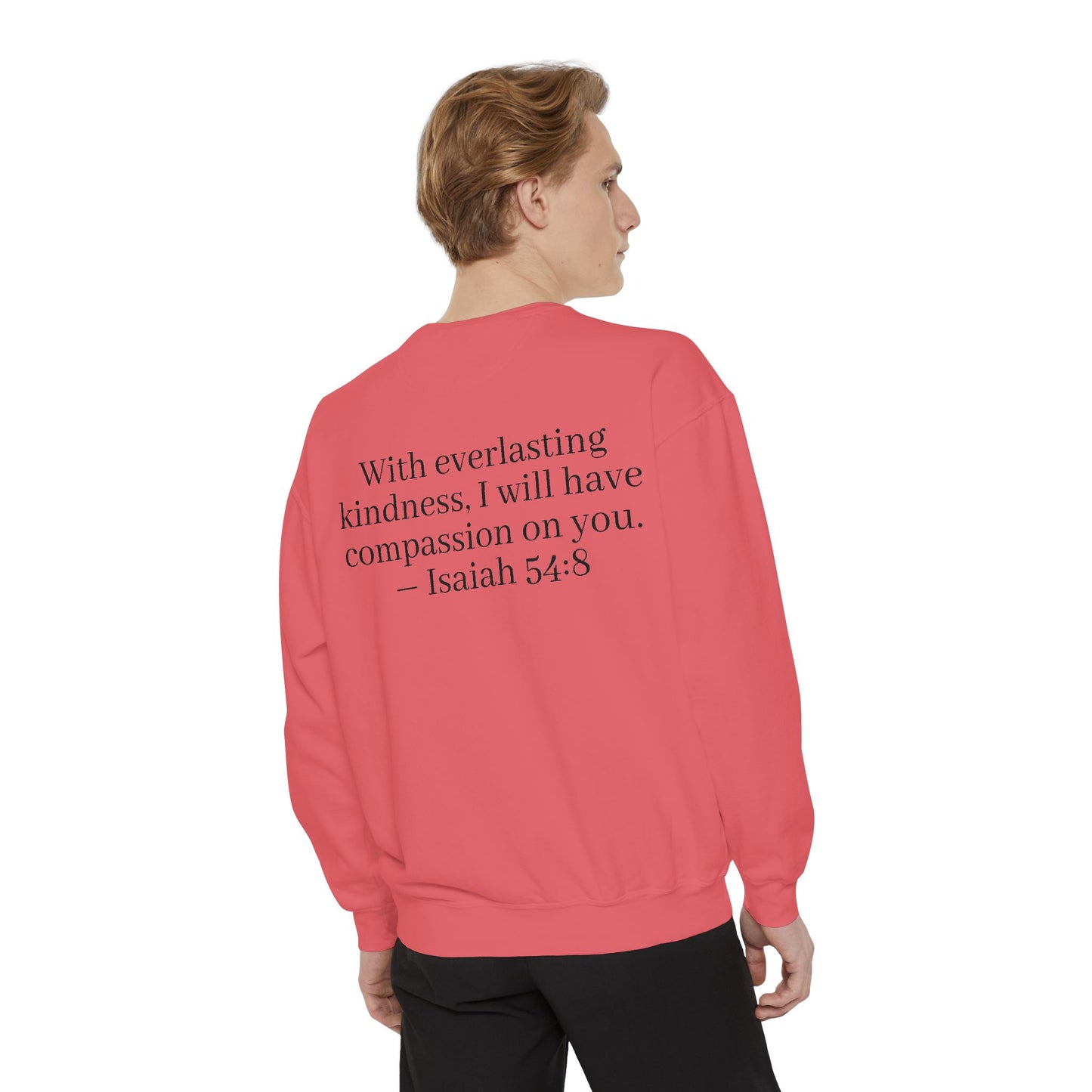 Unisex Garment-Dyed Sweatshirt - Holy Whimsy, Cozy Casual Wear, Perfect for Fall, Gift for Friends, Inspirational Fashion