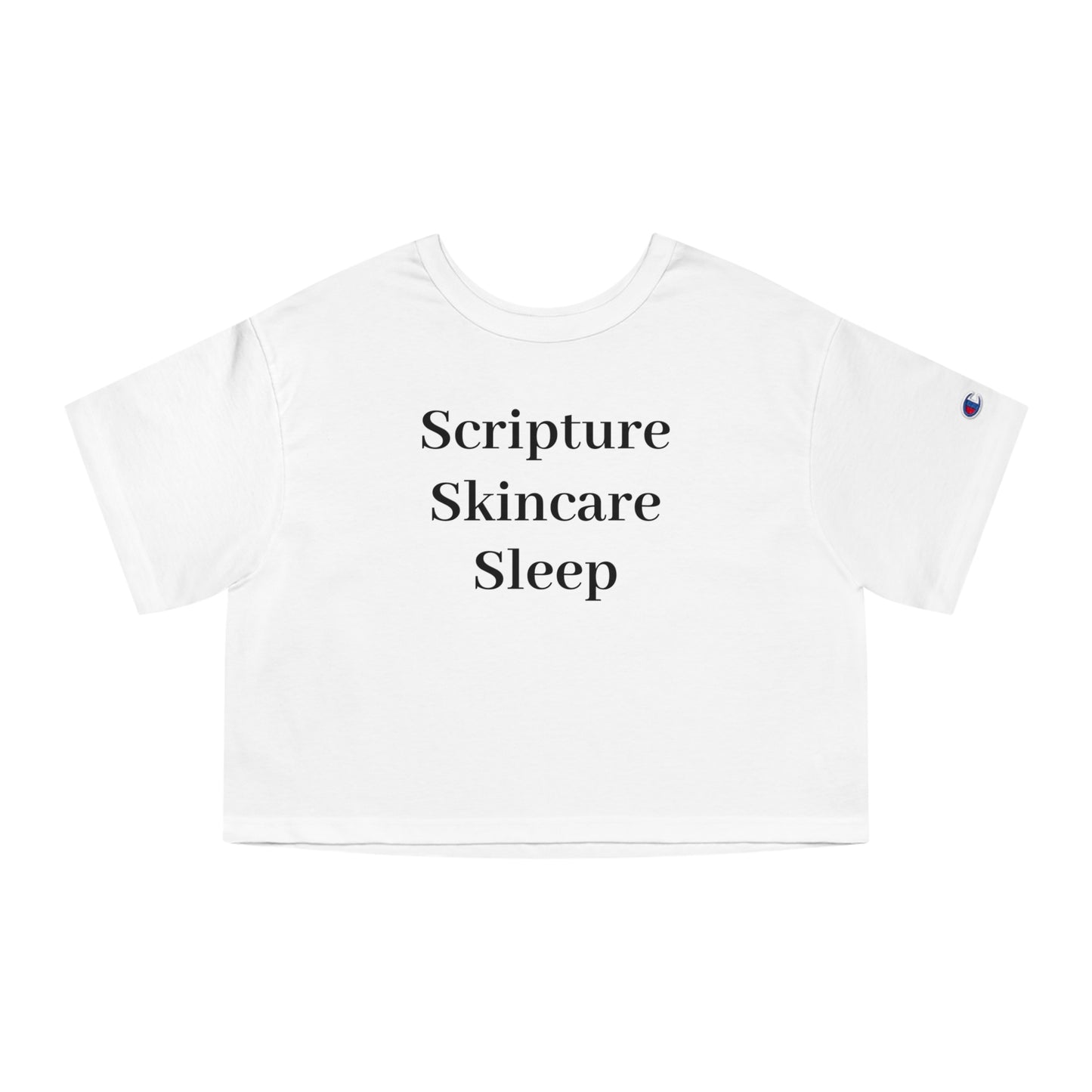 Cropped T-Shirt for Comfort and Style | Perfect for Prayer, Relaxation, and Daily Wear | Scripture Skincare Sleep, Holy Whimsy, [...]