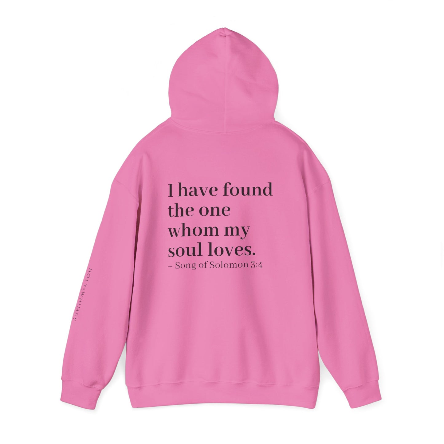 Soulful Love Sweatshirt - Unisex Heavy Blend Hoodie with Inspirational Quote, Perfect for Couples, Anniversaries, Baptisms, Gifts