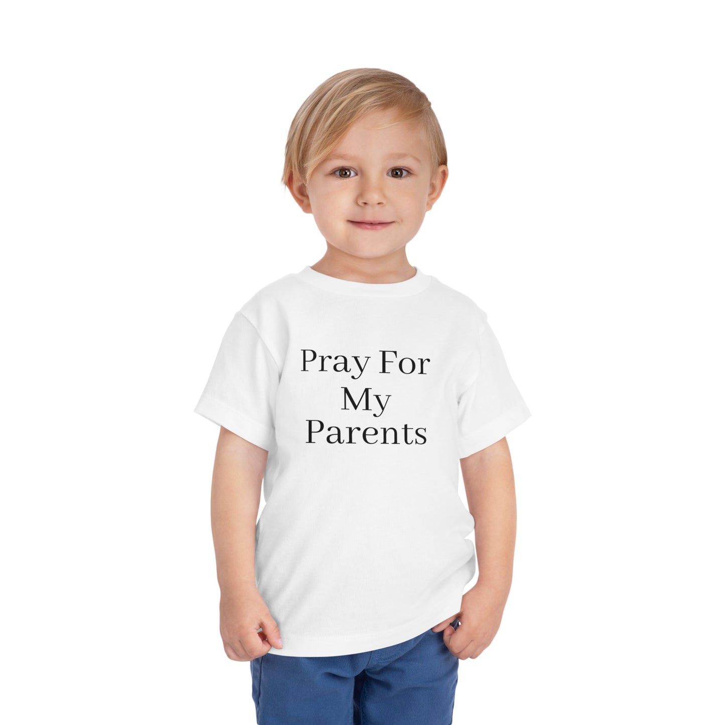 Toddler Prayer Tee, Cute Toddler Shirt, Faith-Based Kids Clothing, Fun Family Activity, Gift for Parents