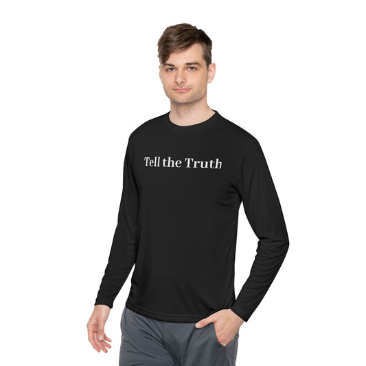 Unisex Long Sleeve Tee - 'Tell the Truth' Minimalist Shirt, Casual Wear, Gift for Activists, Truth Seekers, Everyday Comfort, [...]
