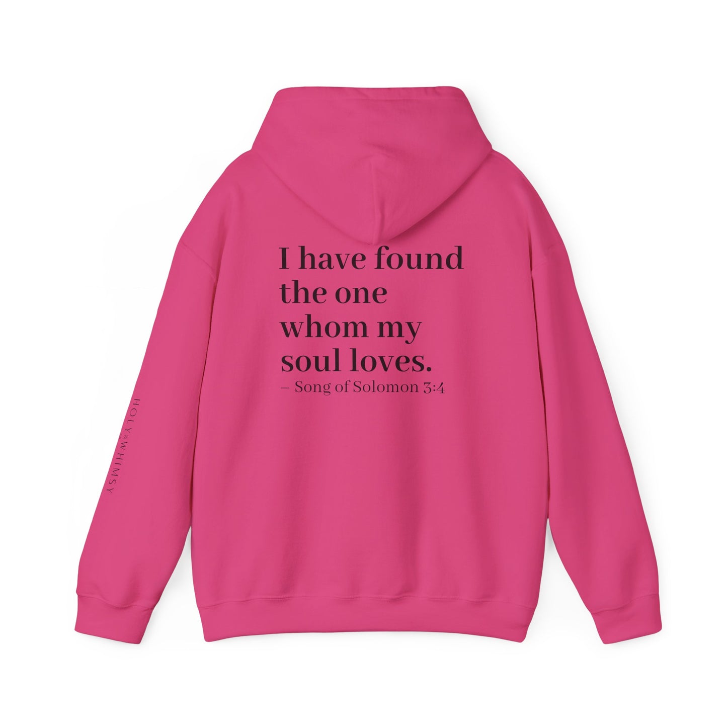 Soulful Love Sweatshirt - Unisex Heavy Blend Hoodie with Inspirational Quote, Perfect for Couples, Anniversaries, Baptisms, Gifts