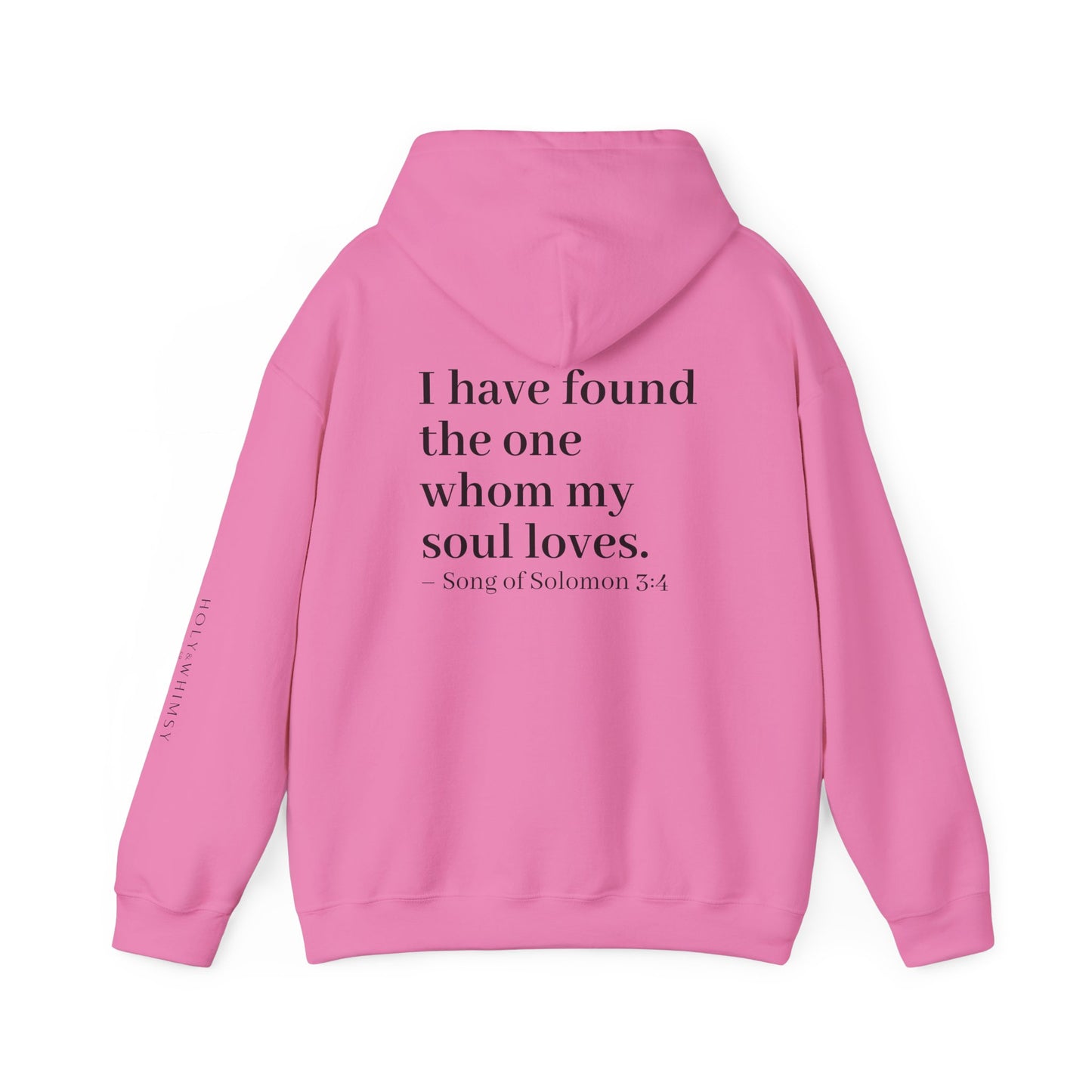 Soulful Love Sweatshirt - Unisex Heavy Blend Hoodie with Inspirational Quote, Perfect for Couples, Anniversaries, Baptisms, Gifts