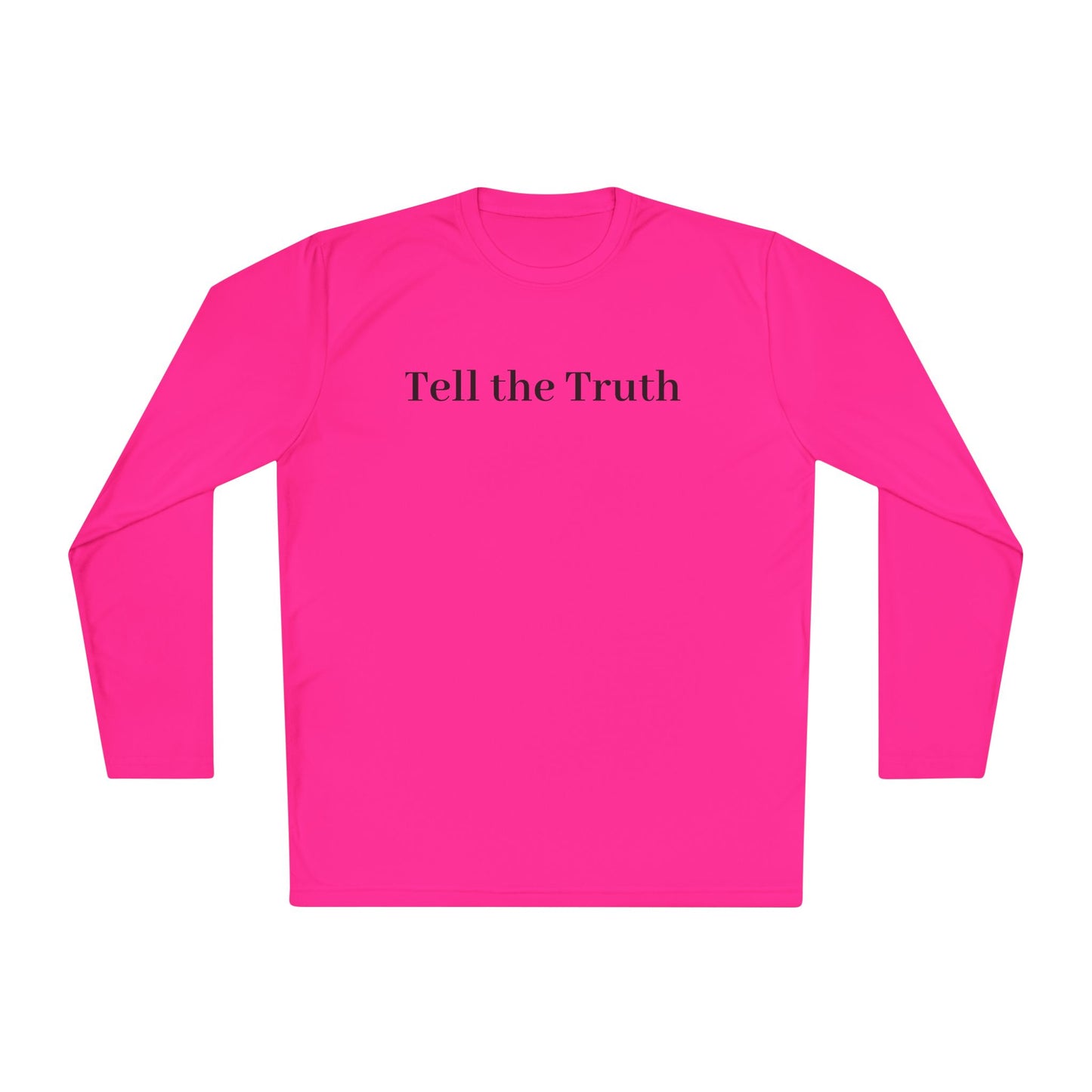Unisex Long Sleeve Tee - 'Tell the Truth' Minimalist Shirt, Casual Wear, Gift for Activists, Truth Seekers, Everyday Comfort, [...]