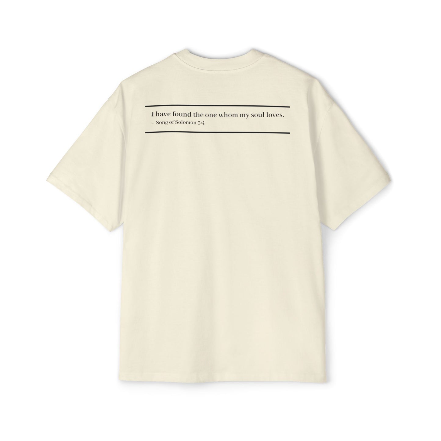 Relaxed Biblical Quote Tee | Oversized Men's T-Shirt, Comfy Gift, Faith Apparel, Everyday Wear, Unique Verse Shirt