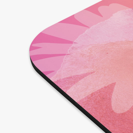 Joyful Floral Mouse Pad with Inspirational Quote - Perfect Gift for Office, Home, Teacher, or Friend