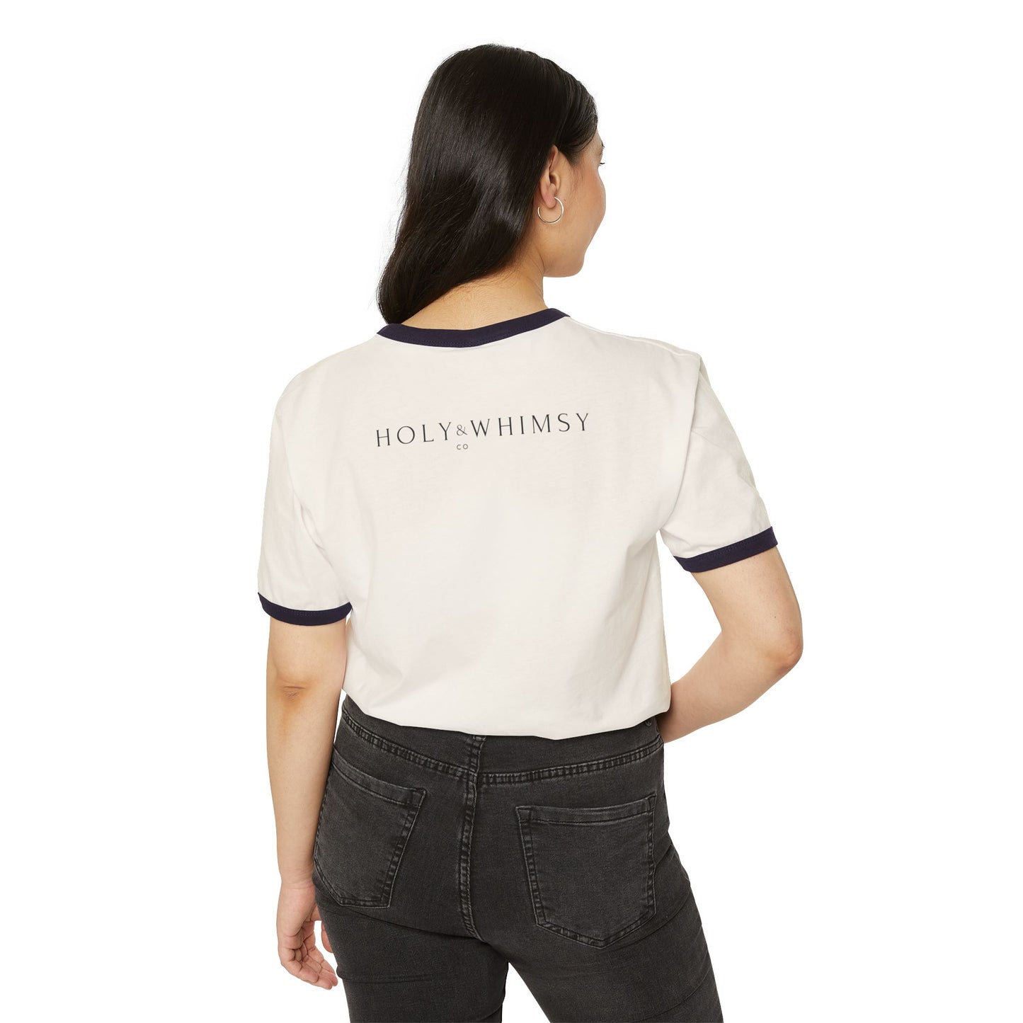 Casual Statement Tee, Lowkey Repenting T-Shirt, Unisex Ringer Shirt, Gift for Friends, Everyday Wear, Comfortable Cotton Tee