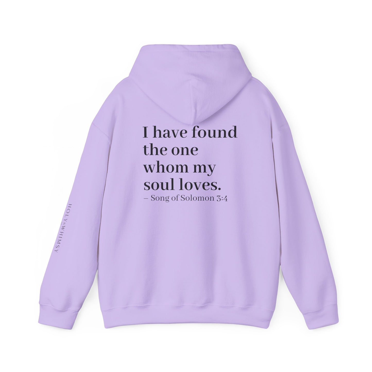 Soulful Love Sweatshirt - Unisex Heavy Blend Hoodie with Inspirational Quote, Perfect for Couples, Anniversaries, Baptisms, Gifts