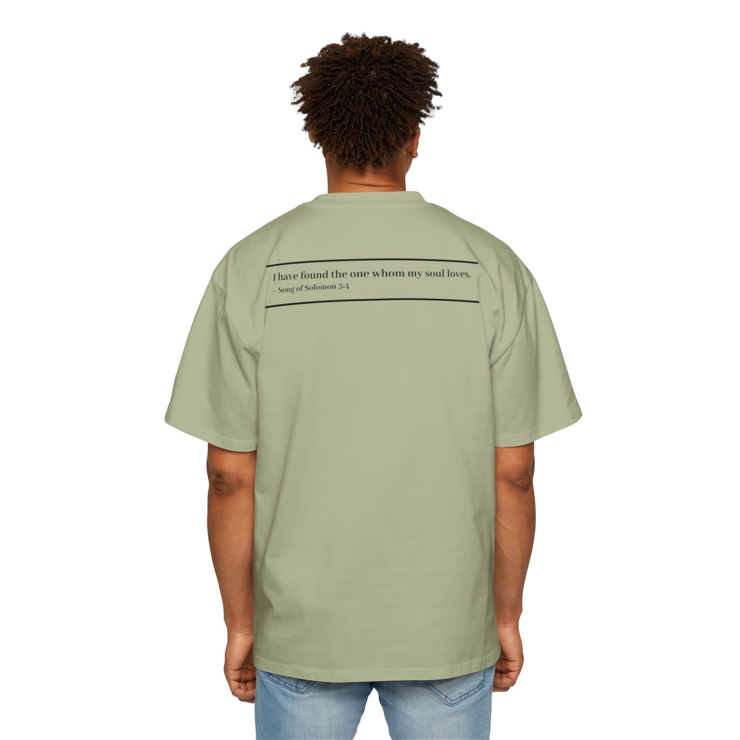 Relaxed Biblical Quote Tee | Oversized Men's T-Shirt, Comfy Gift, Faith Apparel, Everyday Wear, Unique Verse Shirt