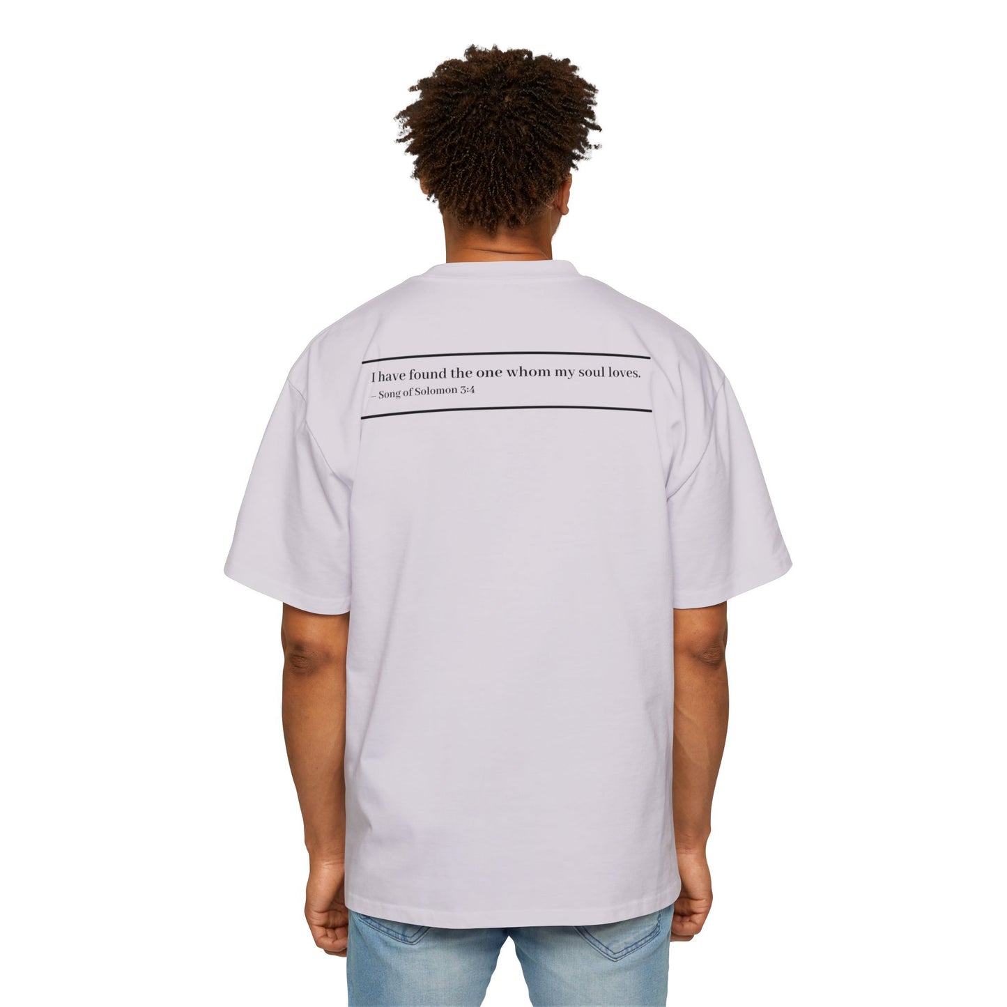 Relaxed Biblical Quote Tee | Oversized Men's T-Shirt, Comfy Gift, Faith Apparel, Everyday Wear, Unique Verse Shirt