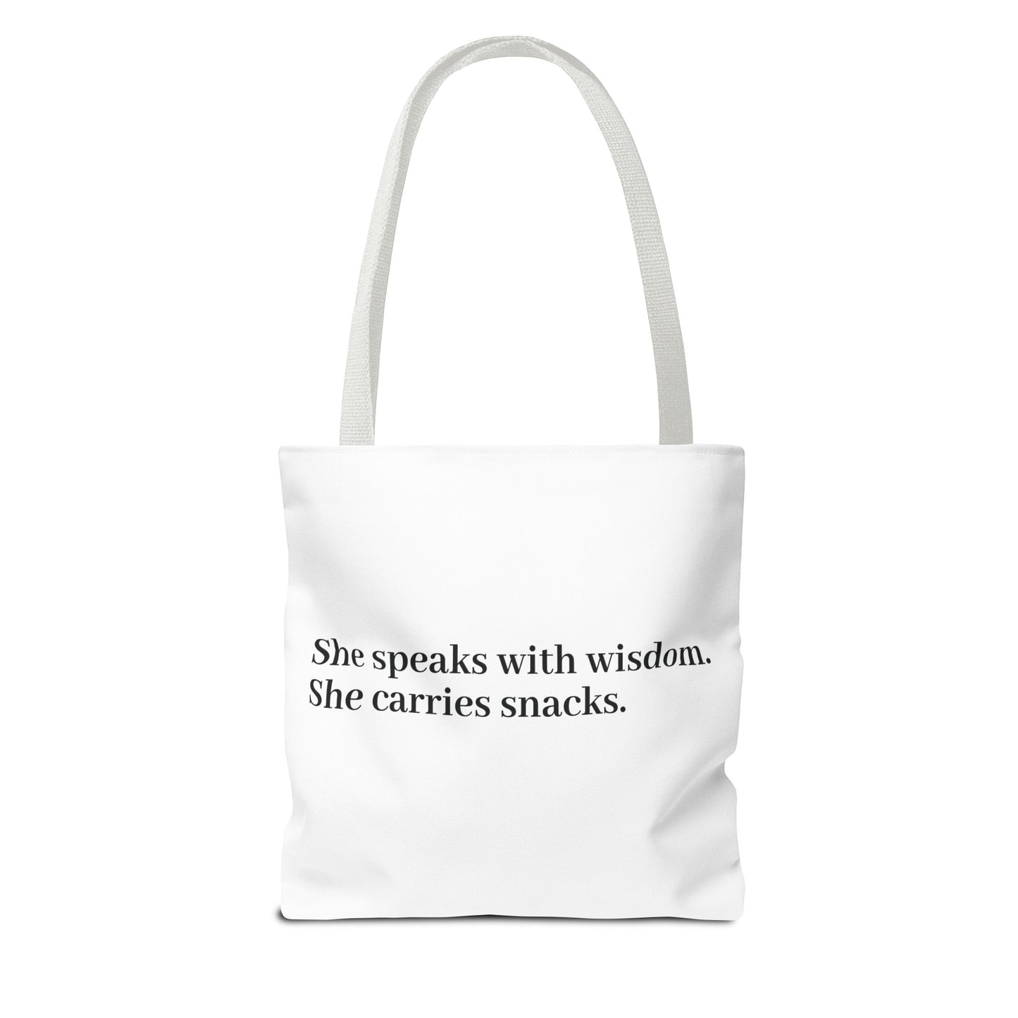Chic Quote Tote Bag for Wisdom Seekers, Everyday Use, Gift for Friends, Sustainable Fashion, Humor Tote